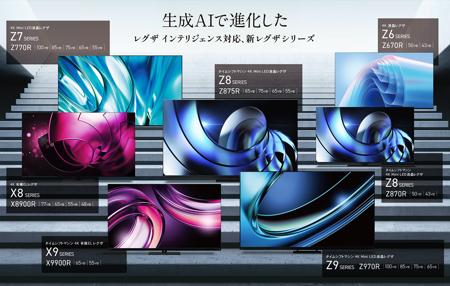 生成AIで進化した レグザ インテリジェンス対応、新レグザシリーズ